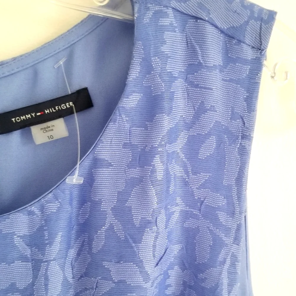 Tommy Hilfiger blue drop waist dress sleeveless NWT - Picture 4 of 7